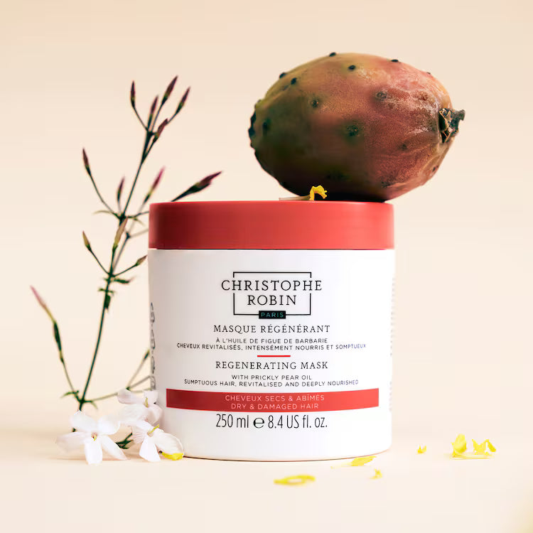 CHRISTOPHE ROBIN - Maschera rigenerante all'olio di fico d'India - Maschera per capelli