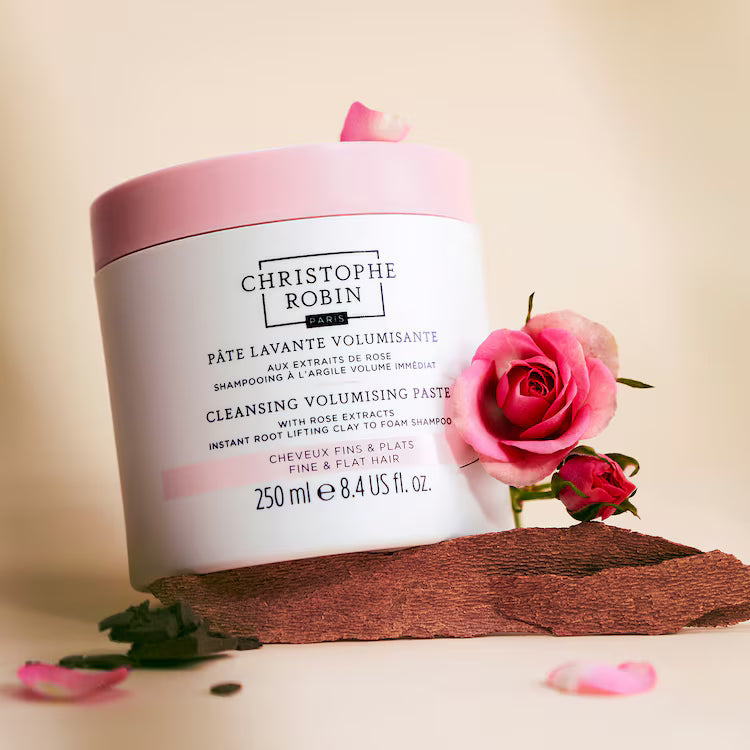 CHRISTOPHE ROBIN - Pasta Capelli Detergente e Volumizzante agli estratti di rosa