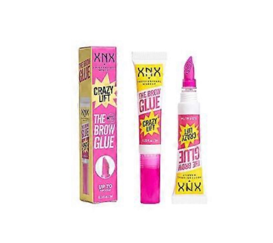 XNX - DUPE NYX Gel per sopracciglia trasparente a tenuta forte con pettine