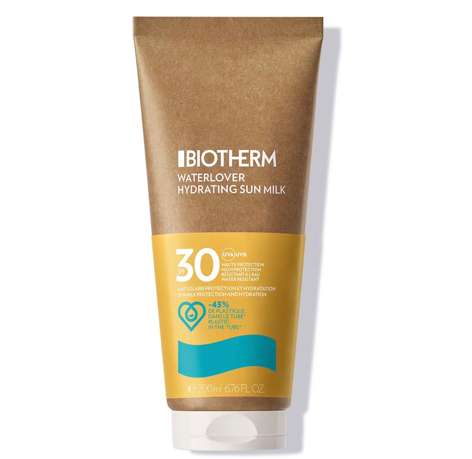 Biotherm - Waterlover Hydrating Sun Milk Eco-Conscious Tube 200ml - SPF30+
