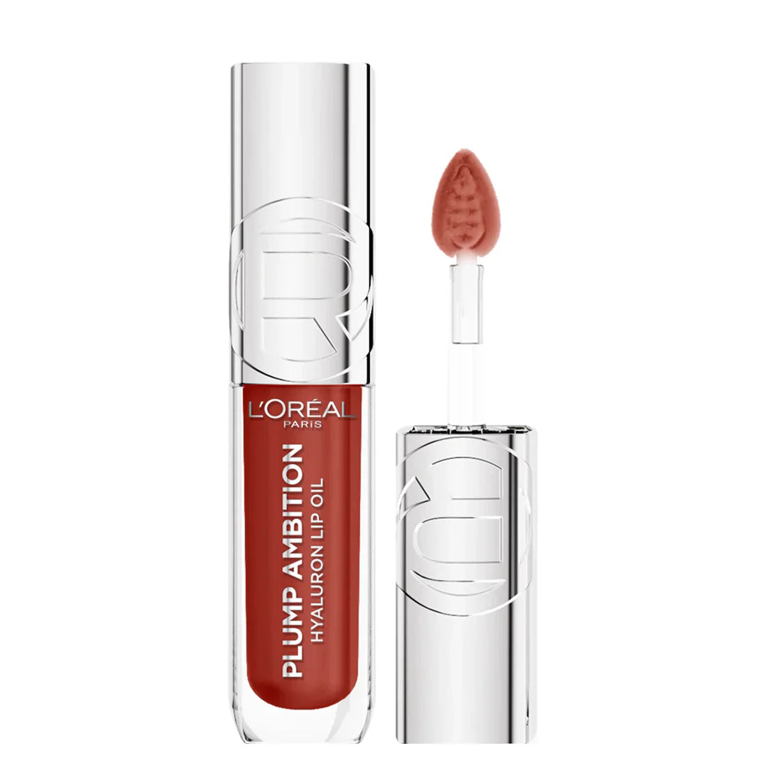 L’OREAL PARIS - Plump Ambition Lip Oil Lucidalabbra Volumizzante con acido ialuronico