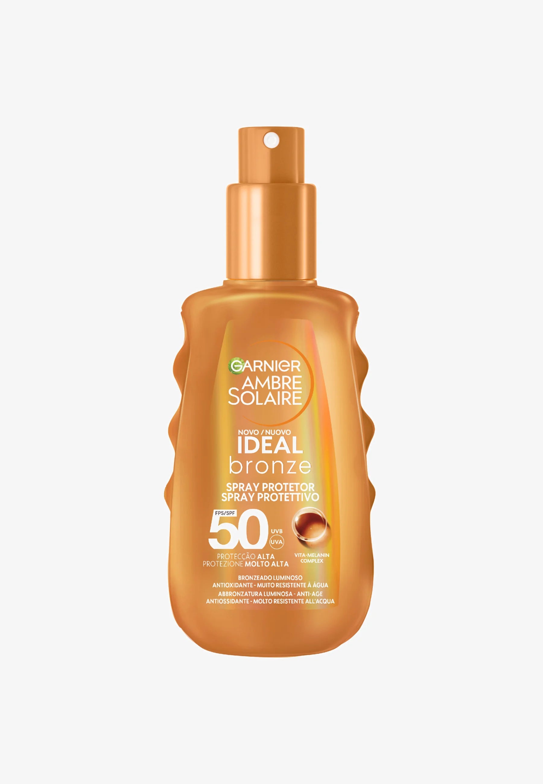 GARNIER - AMBRE SOLAIRE IDEAL BRONZE SPRAY PROTETTIVO SPF50 - Crema solare - spf