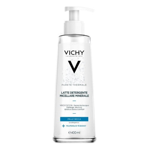 VICHY - Latte Micellare Detergente Struccante per Pelle Secca e Sensibile 400ml