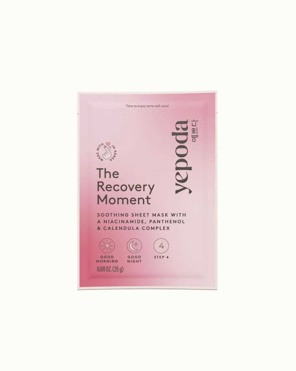 YEPODA - The Timeless Moment – Maschera in tessuto Slow Agining con peptidi e bacche