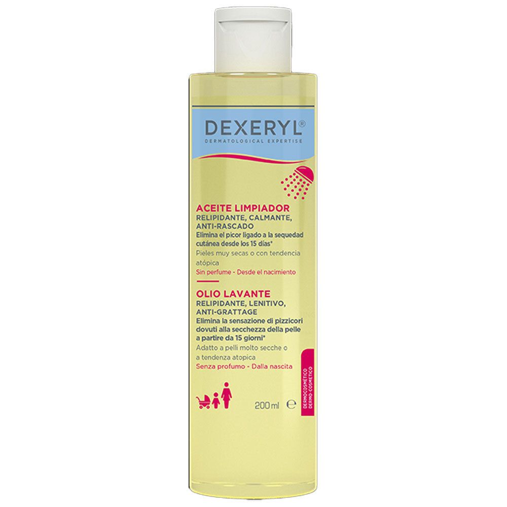 DEXERYL - Olio Lavante Pelle Secca/Secca a Tendenza Atopica Viso e Corpo