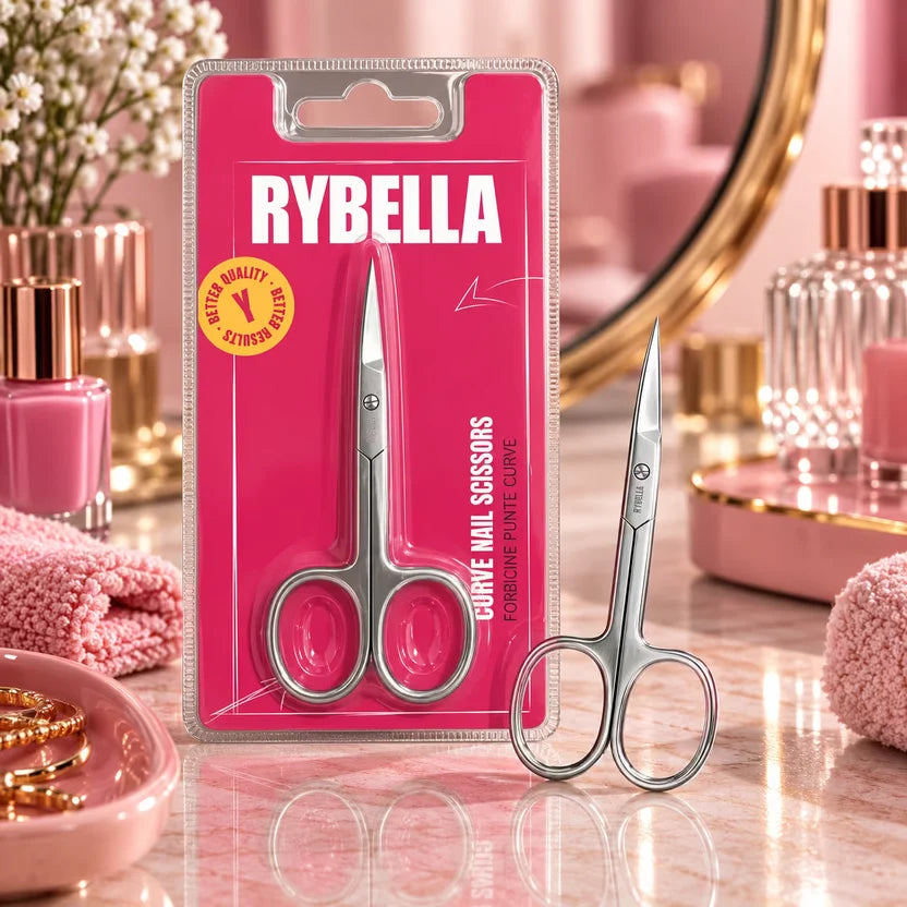 RYBELLA - RYBELLA CURVE NAIL SCISSORS - Forbicine Punte Curve